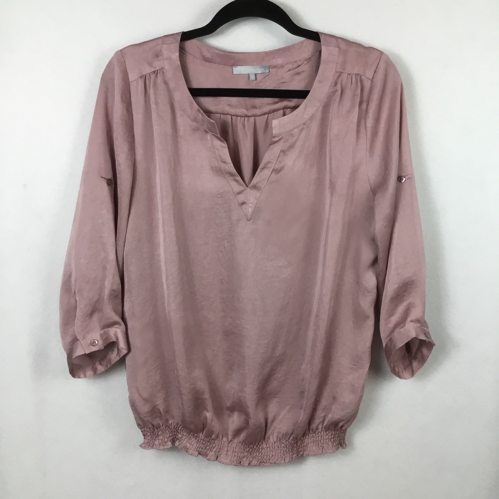 Violet & Claire dusty rose top